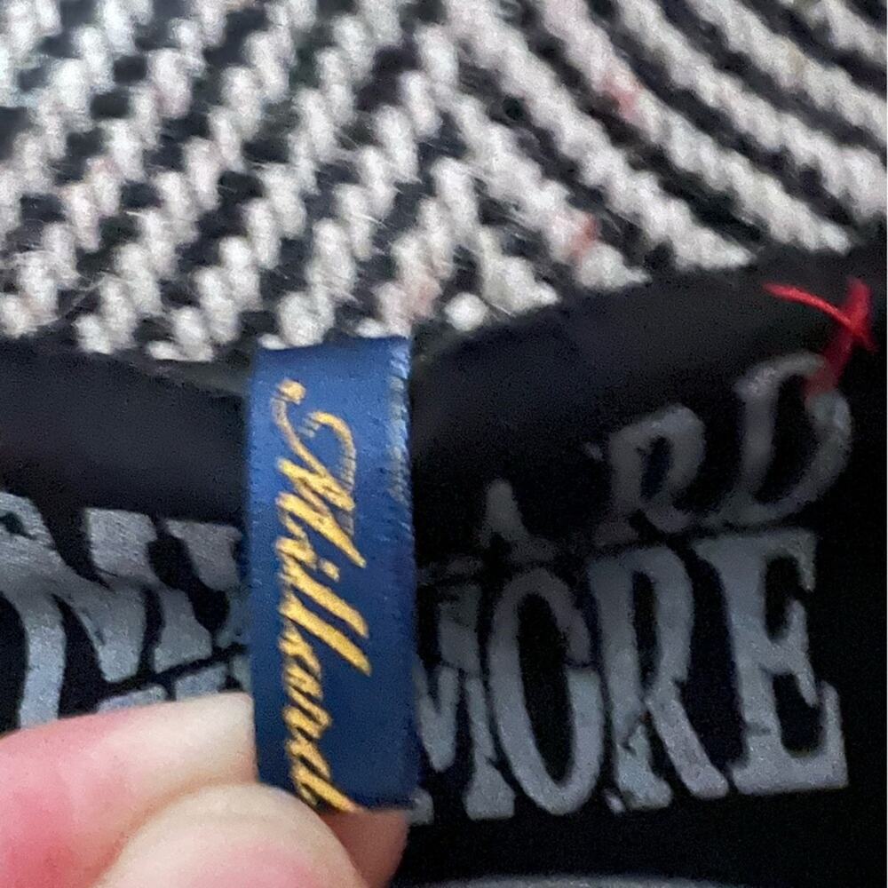 Anthropologie Black and White Herringbone Vest - Picture 6 of 8